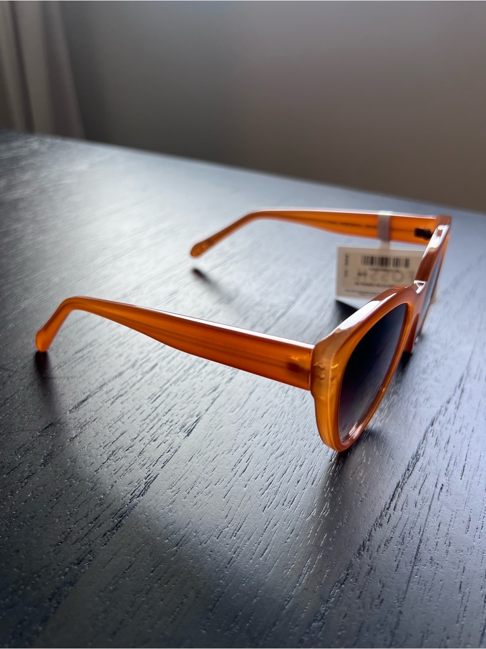 Fossil 55mm Light Brown Honey Cat Eye Sunglasses - Picture 3 of 5